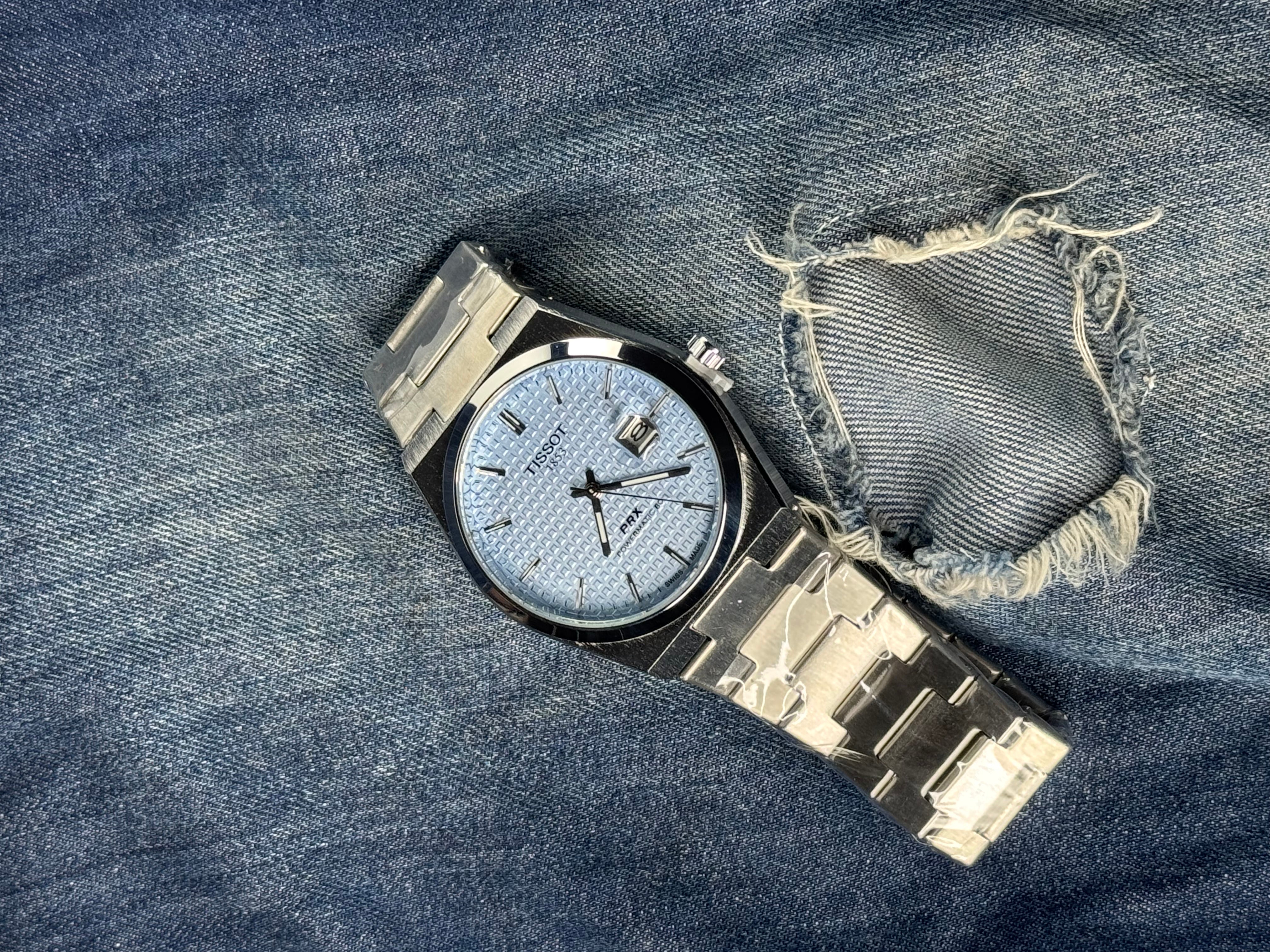 Tissot-VZ-14 PRX Blue Dial