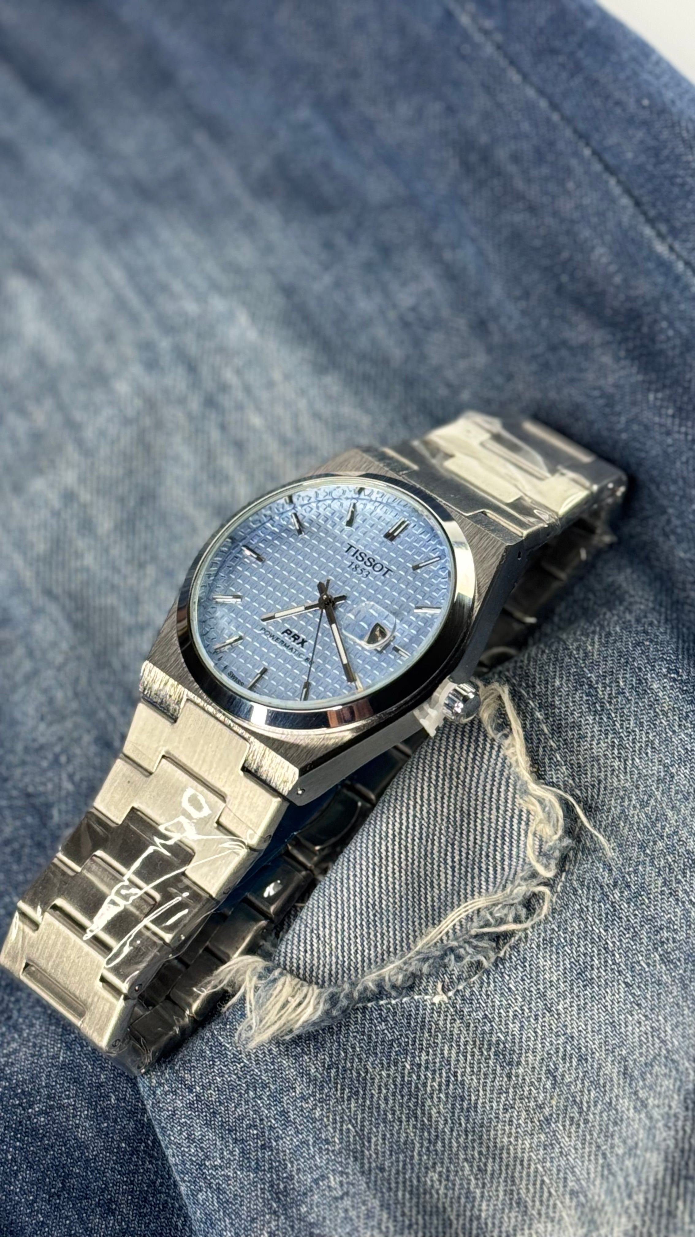 Tissot-VZ-14 PRX Blue Dial