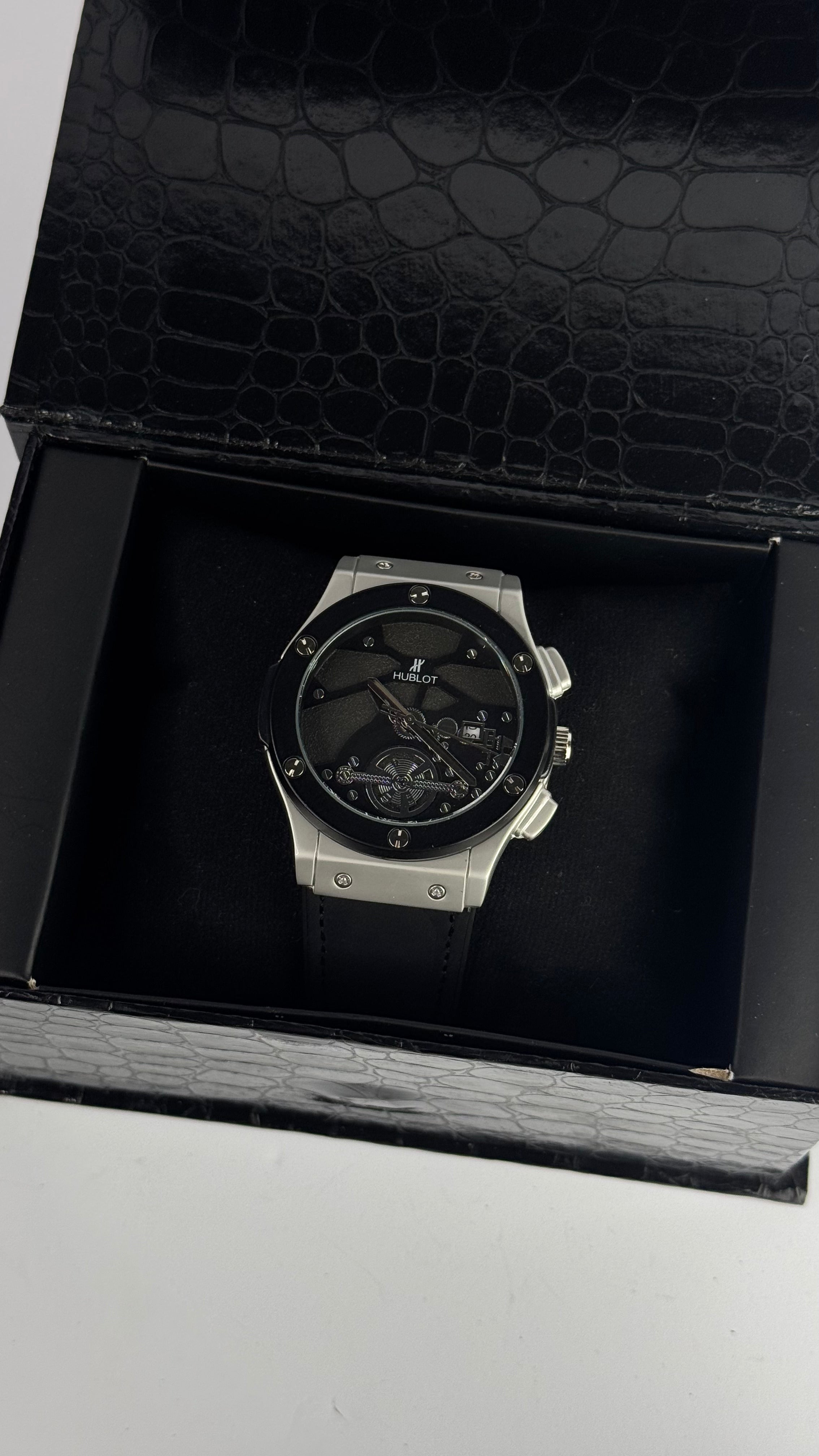 Hublot-VZ-24 Black Dial Skeleton