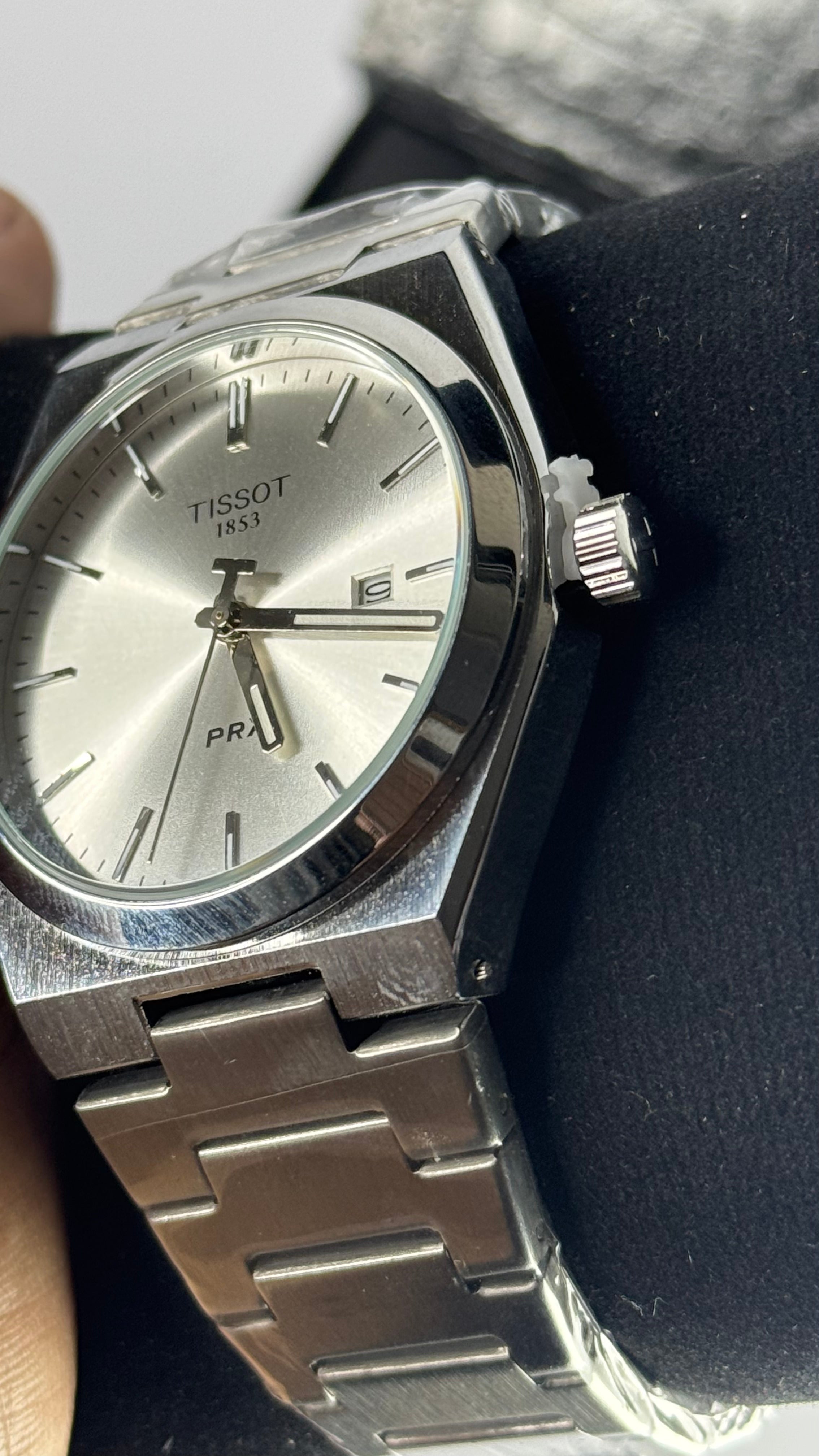 Tissot-VZ-17 PRX Silver Dial